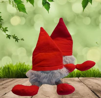 Gnomes with red hats Gnomes with red hats